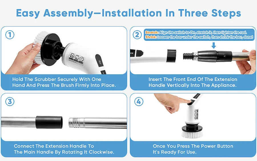 HomeMagicco SpinScrub™ Electric Spin Scrubber